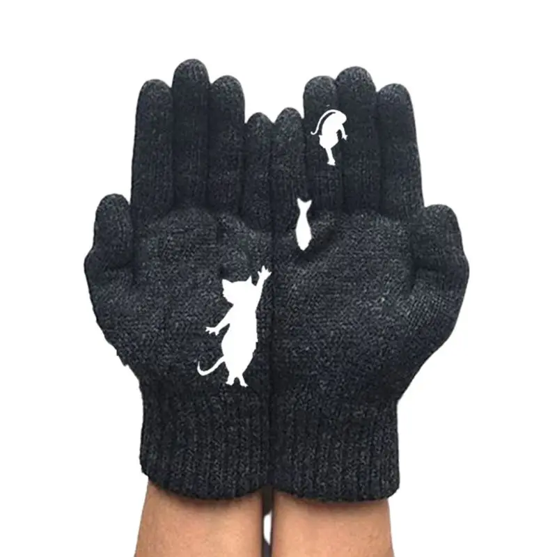 Женские зимние уплотненные теплые вязаные перчатки с полными пальцами Забавный мультяшный Кот ловят рыбу нерегулярные лоскутные пальмовы...
Женские зимние уплотненные теплые вязаные перчатки с полными пальцами Забавный мультяшный Кот ловят рыбу нерегулярные лоскутные пальмовы...