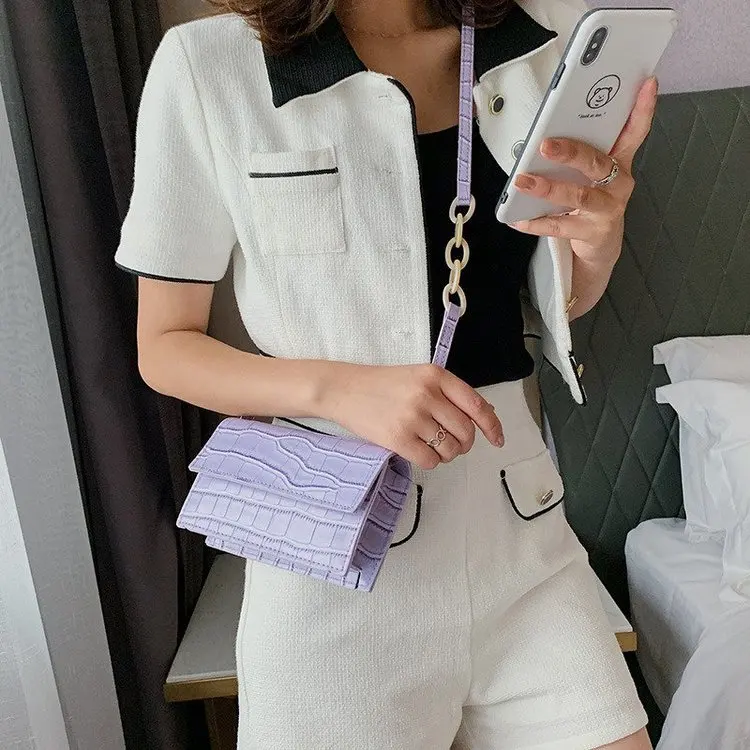 Temperament Girl Messenger Bag Female Bag Crocodile Pattern Small Bag Female Casual Bag 2021 New Trendy Style Shoulder Bag
Temperament Girl Messenger Bag Female Bag Crocodile Pattern Small Bag Female Casual Bag 2021 New Trendy Style Shoulder Bag