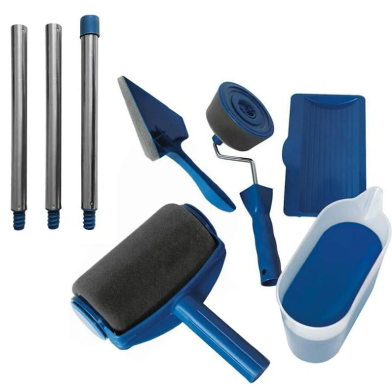 5/6pcs/set Seamless Paint Roller Brush Tools Set Household Use Wall Decorative Handle Flocked Edger Tool Painting Brush
5/6pcs/set Seamless Paint Roller Brush Tools Set Household Use Wall Decorative Handle Flocked Edger Tool Painting Brush