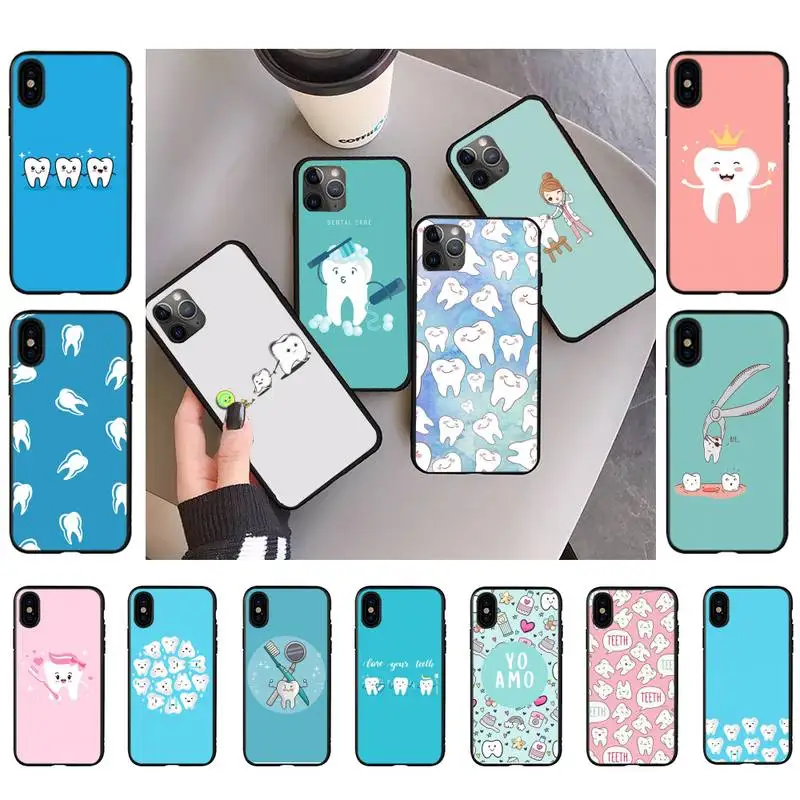 Dentist Teeth Tooth Phone Case for iPhone 11 12 13 mini pro XS MAX 8 7 6 6S Plus X 5S SE 2020 XR case
Dentist Teeth Tooth Phone Case for iPhone 11 12 13 mini pro XS MAX 8 7 6 6S Plus X 5S SE 2020 XR case