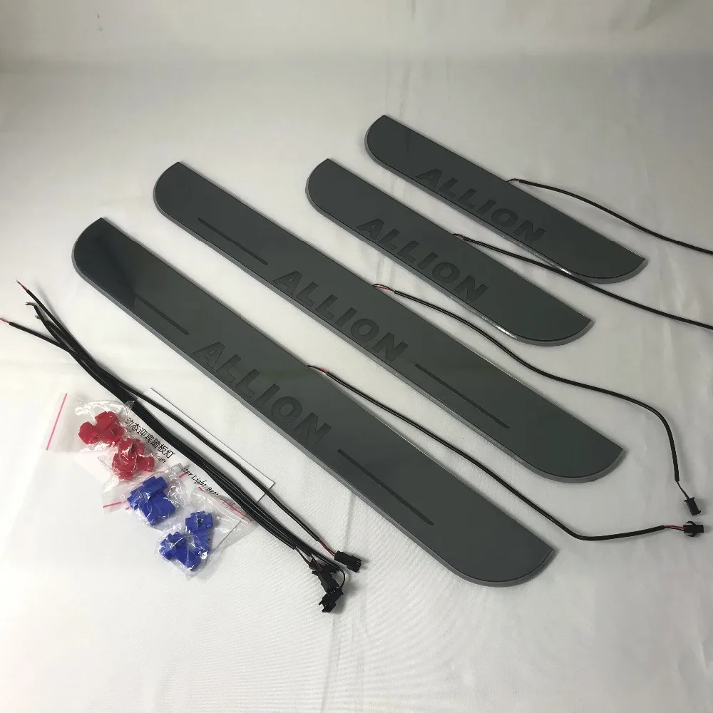 Express delivery led door sill plate strip welcome light threshold guard protectors for Toyota allion
Express delivery led door sill plate strip welcome light threshold guard protectors for Toyota allion