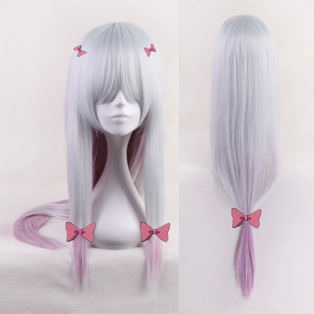 Quan sagiri women Cosplay wig, teacher, eromanga, Halloween costume, synthetic hair, wig cap, 5 pink hairpins
Quan sagiri women Cosplay wig, teacher, eromanga, Halloween costume, synthetic hair, wig cap, 5 pink hairpins