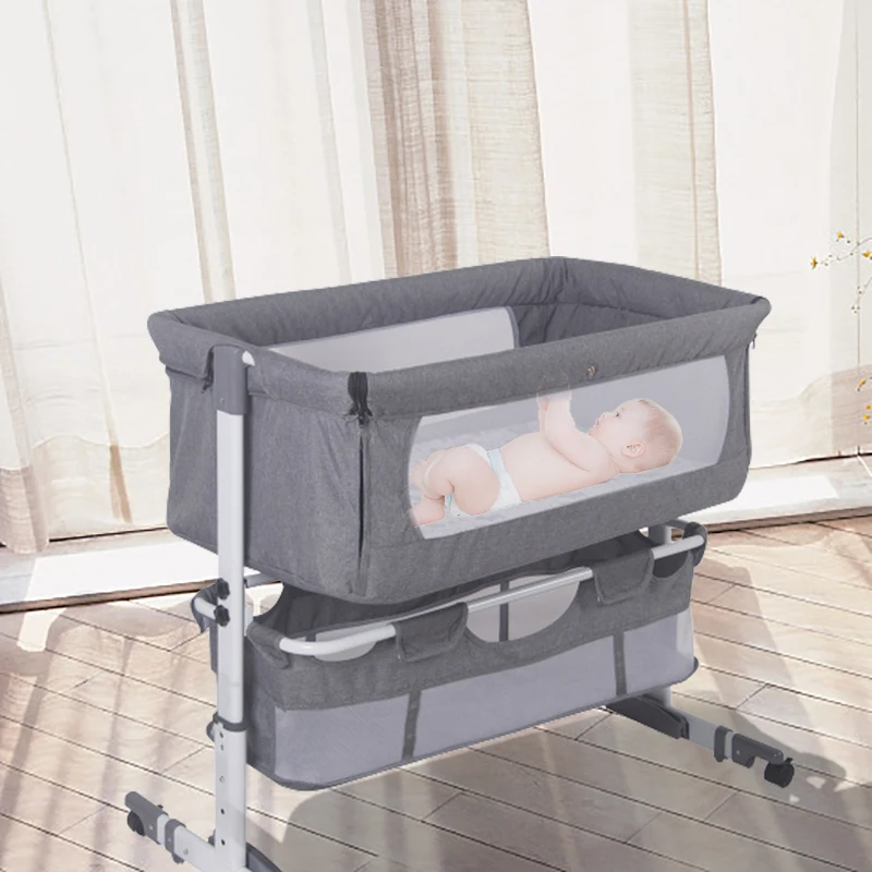 Portable Folding Newborn Baby Bedside Play Game Bed 92*58*70-87cm Can Lift Multifunctional Baby Cradle Stitching Bed HWC 
Portable Folding Newborn Baby Bedside Play Game Bed 92*58*70-87cm Can Lift Multifunctional Baby Cradle Stitching Bed HWC