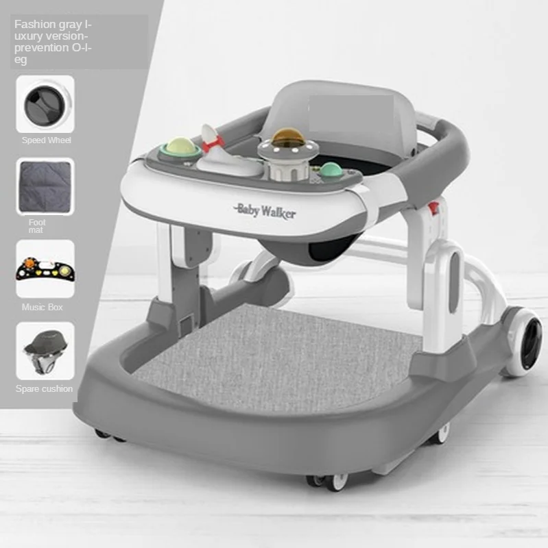 Hot Baby Walker Anti-O-leg Multi-function Anti-fall and Rollover Girl Male Baby Walker Can Sit In U-shaped Trolley
Hot Baby Walker Anti-O-leg Multi-function Anti-fall and Rollover Girl Male Baby Walker Can Sit In U-shaped Trolley
