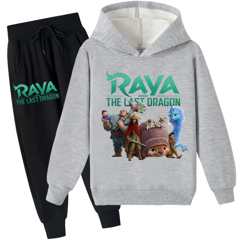 Winter Clothes Children's Hoodie Suit Children's Raya and The Last Dragon Cartoon Plus Velvet Sweatshirt + Fleece Pants 2pcs Set
Winter Clothes Children's Hoodie Suit Children's Raya and The Last Dragon Cartoon Plus Velvet Sweatshirt + Fleece Pants 2pcs Set