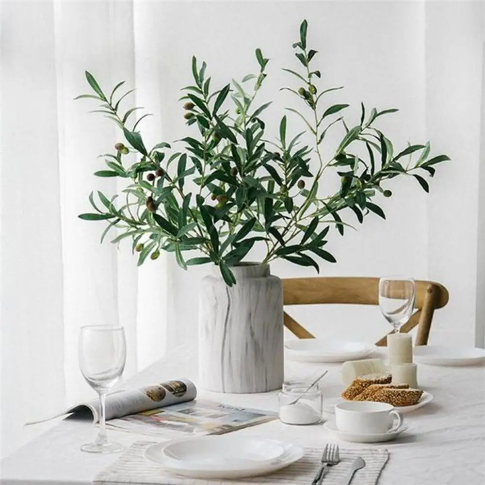 1Pc Artificial Olive Branch with Fruits Fake Green Plant Leaves Garden Living Room Table Home Decoration Photography Props
1Pc Artificial Olive Branch with Fruits Fake Green Plant Leaves Garden Living Room Table Home Decoration Photography Props
