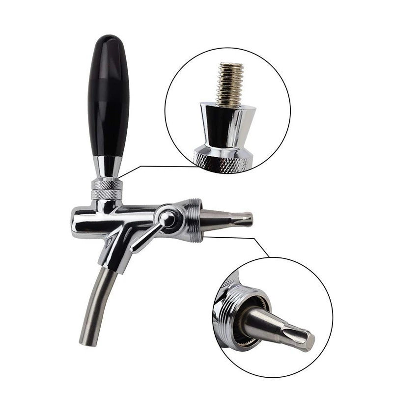 Stainless Steel Mini Keg Tap Dispenser with Adjustable Beer Tap and Mini Co2 Regulator Keg Charger Home Brew Beer Accessories 
Stainless Steel Mini Keg Tap Dispenser with Adjustable Beer Tap and Mini Co2 Regulator Keg Charger Home Brew Beer Accessories