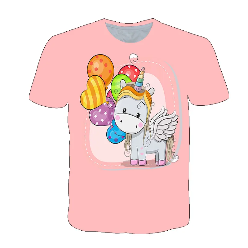 3D Print Unicorn T-shirt For Girls Cute Pony Graphic Tees Children's Clothing Baby Boy and Little Girl Summer Clothes Tops 4-14T
3D Print Unicorn T-shirt For Girls Cute Pony Graphic Tees Children's Clothing Baby Boy and Little Girl Summer Clothes Tops 4-14T