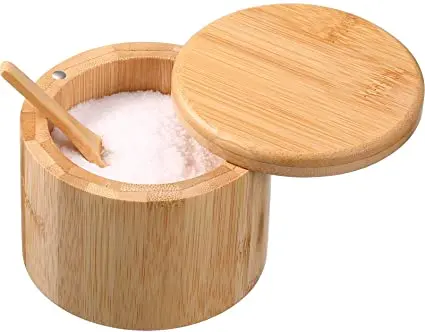 Storage Boxes Salt Box Wooden Bamboo Storage Box With Magnetic Swivel Lid Container For Kitchen Storage Containers Salt Box
Storage Boxes Salt Box Wooden Bamboo Storage Box With Magnetic Swivel Lid Container For Kitchen Storage Containers Salt Box