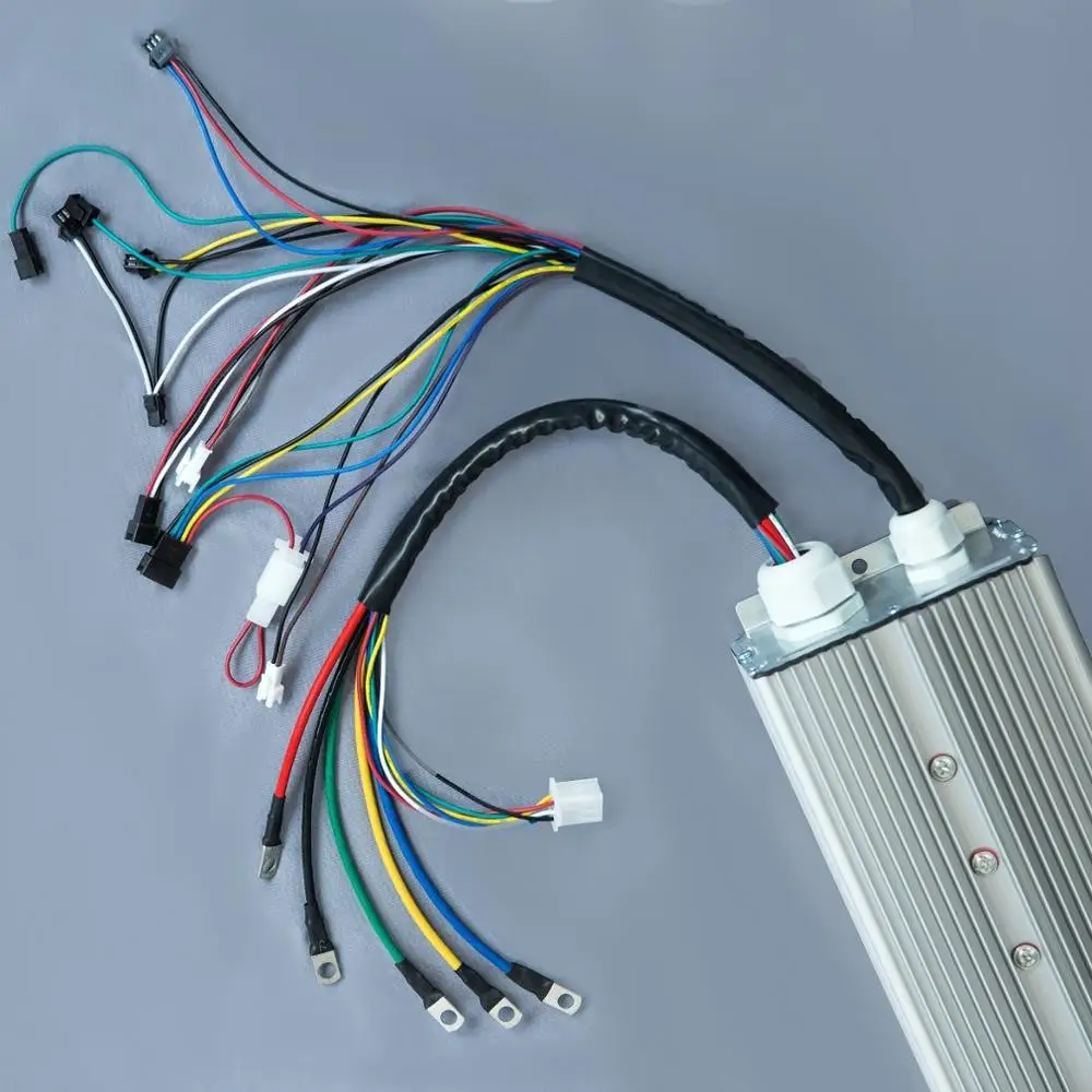 E bike Scooter Motor Driver 60v 1500w 1600w 24 MOS 50A BLDC Hub Motor Controller with Colorful Thumb Throttle LED display
E bike Scooter Motor Driver 60v 1500w 1600w 24 MOS 50A BLDC Hub Motor Controller with Colorful Thumb Throttle LED display
