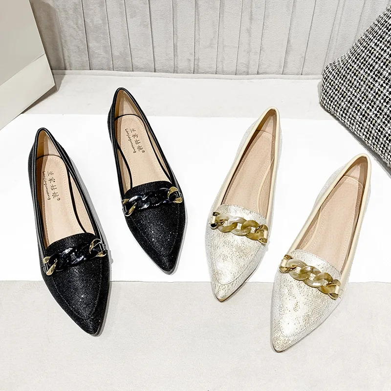 Women -Pointed Toe Loafers Flats Black Comfortable Footwear Fashion Party Dress Shoes Female Sneakers Brand Luxury Big Size
Women -Pointed Toe Loafers Flats Black Comfortable Footwear Fashion Party Dress Shoes Female Sneakers Brand Luxury Big Size