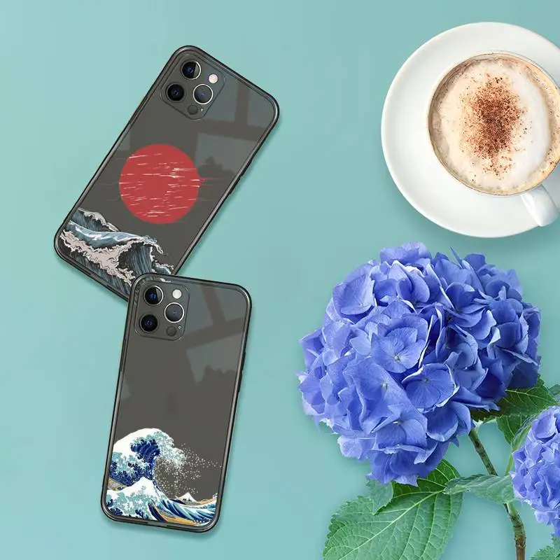 Japanese style Waves Phone Case Transparent for iPhone 7 8 11 12 se 2020 mini pro X XS XR MAX Plus
Japanese style Waves Phone Case Transparent for iPhone 7 8 11 12 se 2020 mini pro X XS XR MAX Plus