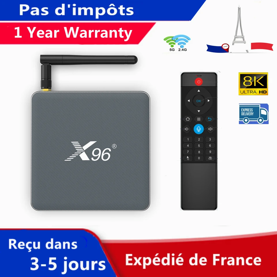 Лидер продаж, ТВ-приставка Iptv X96 X6 Android, четырехъядерный процессор A55, 4 Гб, 32 ГБ, 64 ГБ, медиаплеер Android 11 M3u, телеприставка Smart Iptv, доставка из Фран...
Лидер продаж, ТВ-приставка Iptv X96 X6 Android, четырехъядерный процессор A55, 4 Гб, 32 ГБ, 64 ГБ, медиаплеер Android 11 M3u, телеприставка Smart Iptv, доставка из Фран...