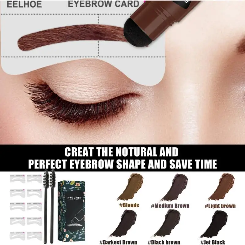 Eyebrow Shaping Kit Eyebrow Stencils Waterproof Quick Draw Eyebrow Seal Lasting Natural Contouring Makeup Kit TSLM1
Eyebrow Shaping Kit Eyebrow Stencils Waterproof Quick Draw Eyebrow Seal Lasting Natural Contouring Makeup Kit TSLM1