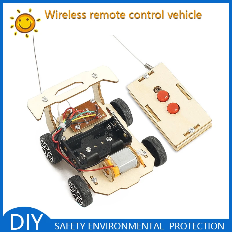 Wireless Remote Control Vehicle DIY Souptoys Wooden Model Building Block Kits Assembly Toy Gift for Children Adult
Wireless Remote Control Vehicle DIY Souptoys Wooden Model Building Block Kits Assembly Toy Gift for Children Adult