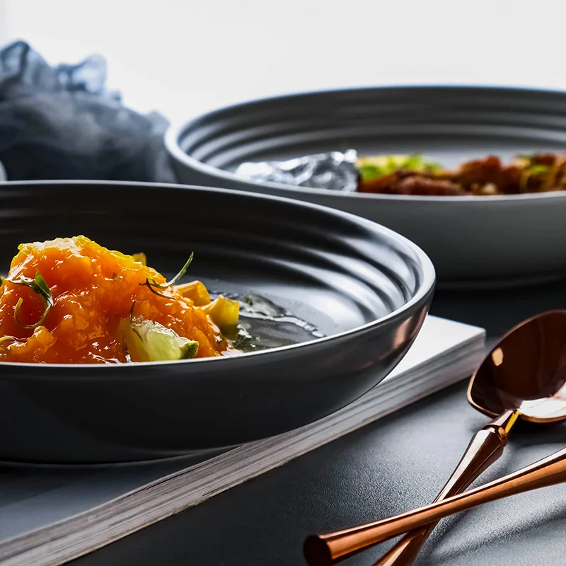 Household Plate Ins Ceramic Meal Tray Nordic Creative Trending Dessert Breakfast Dish Chinese Dish Light Luxury Tableware
Household Plate Ins Ceramic Meal Tray Nordic Creative Trending Dessert Breakfast Dish Chinese Dish Light Luxury Tableware