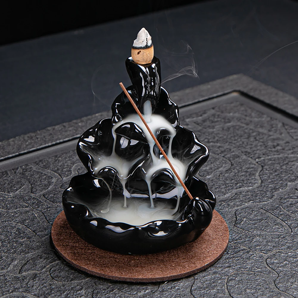 Hot Creative Tower Incense Ceramic Burner Fragrance Holder Backflow Censer Creative Aromatherapy Smoke Reflux Incense burner
Hot Creative Tower Incense Ceramic Burner Fragrance Holder Backflow Censer Creative Aromatherapy Smoke Reflux Incense burner