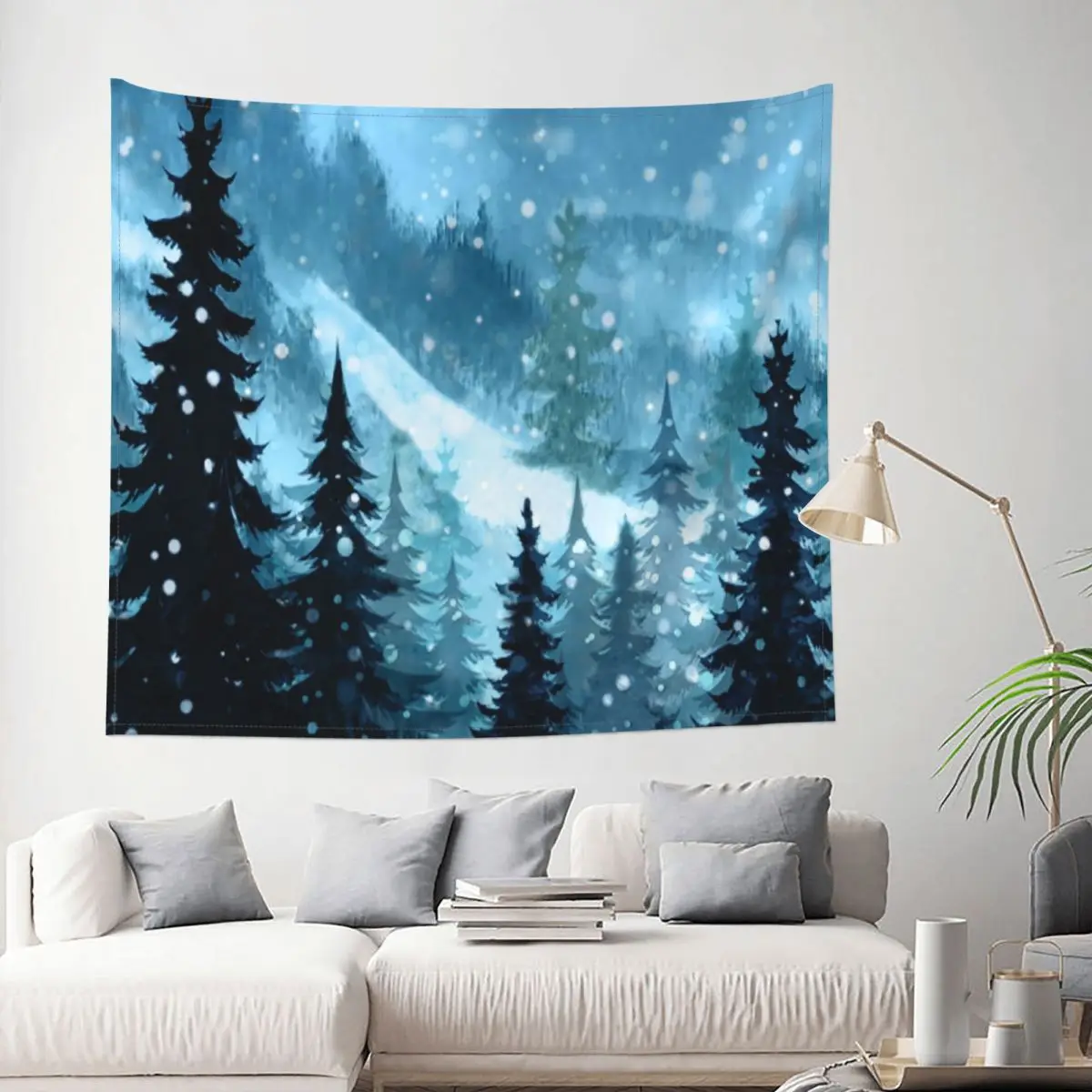 Winter Night Tapestry Forest Nature Landscape Decoration Wall Room Home Decor Hanging Bedroom Kawaii Pattern Fashion
Winter Night Tapestry Forest Nature Landscape Decoration Wall Room Home Decor Hanging Bedroom Kawaii Pattern Fashion