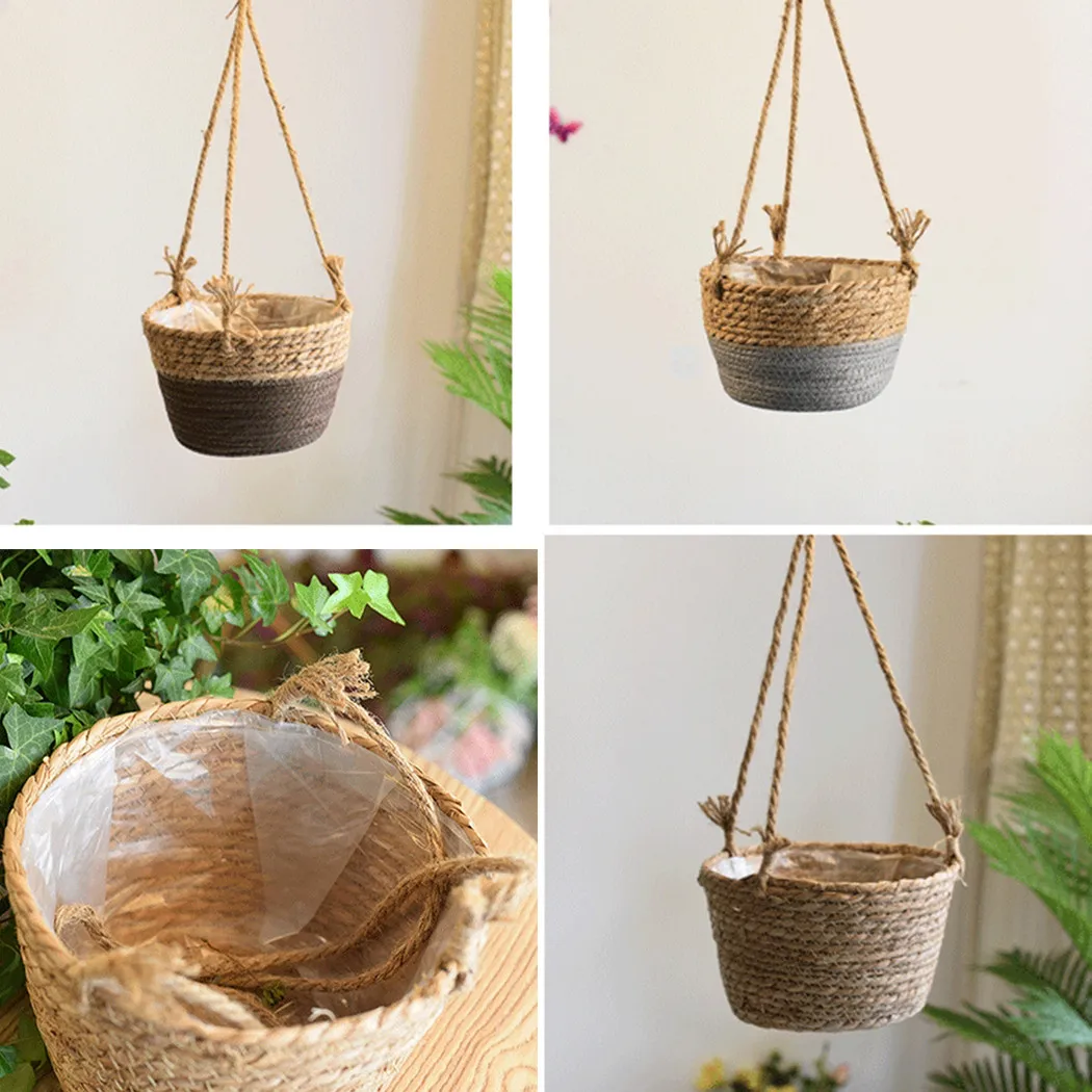 1 *Jute Rope Hanging Basket Hanging Plant Pot Cotton Rope Woven Basket Indoor Flower Pot Home Decor Storage
1 *Jute Rope Hanging Basket Hanging Plant Pot Cotton Rope Woven Basket Indoor Flower Pot Home Decor Storage