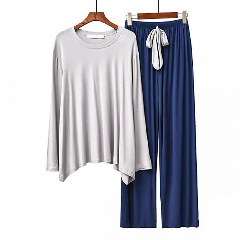Women Sets Long Sleeve Blouse T-shirt Pants Two Pieces Set Loose Sleepwear Homewear Black XL Polyester Women's Clothing 2021
Women Sets Long Sleeve Blouse T-shirt Pants Two Pieces Set Loose Sleepwear Homewear Black XL Polyester Women's Clothing 2021