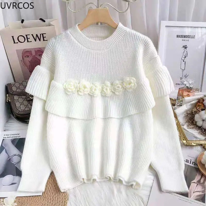 Pullover women korean fashion Sweater knitted Lolita clothes Female autumn O-neck loose casual Sweatshirt pullovers For girls
Pullover women korean fashion Sweater knitted Lolita clothes Female autumn O-neck loose casual Sweatshirt pullovers For girls