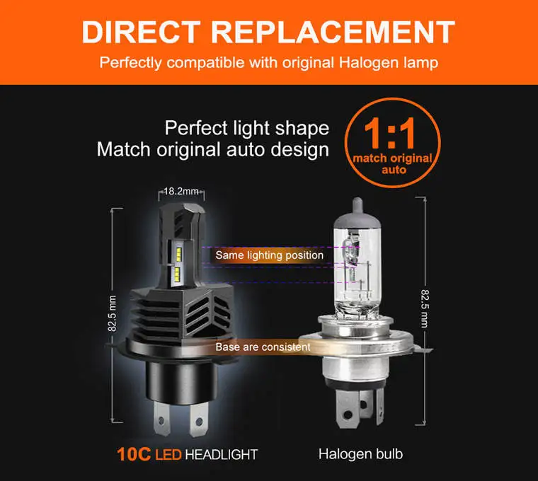 led lights car accessories Super Brightness 60W 8000lm Universal LED Headlight Bulb H4 H7 H11 High Low Beam mini All in
led lights car accessories Super Brightness 60W 8000lm Universal LED Headlight Bulb H4 H7 H11 High Low Beam mini All in