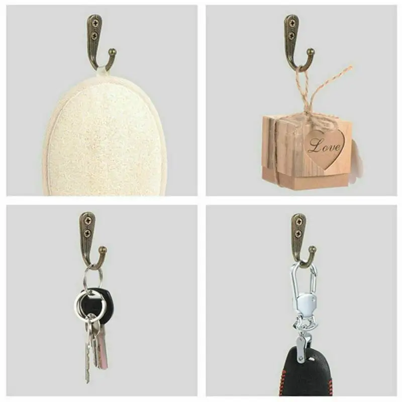 Double Hole Zinc Alloy Antique Hook Coat And Hat Key S3E0 Hook Kitchen Hook Bathroom P0B4
Double Hole Zinc Alloy Antique Hook Coat And Hat Key S3E0 Hook Kitchen Hook Bathroom P0B4