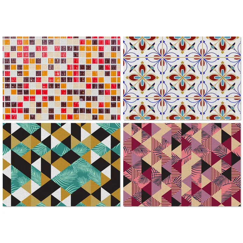 VOGVIGO Colorful Kitchen Table Mats Simplicity Placemats Protection Decorative Placemats Dining Table Placemat Tea Drink Coaster
VOGVIGO Colorful Kitchen Table Mats Simplicity Placemats Protection Decorative Placemats Dining Table Placemat Tea Drink Coaster