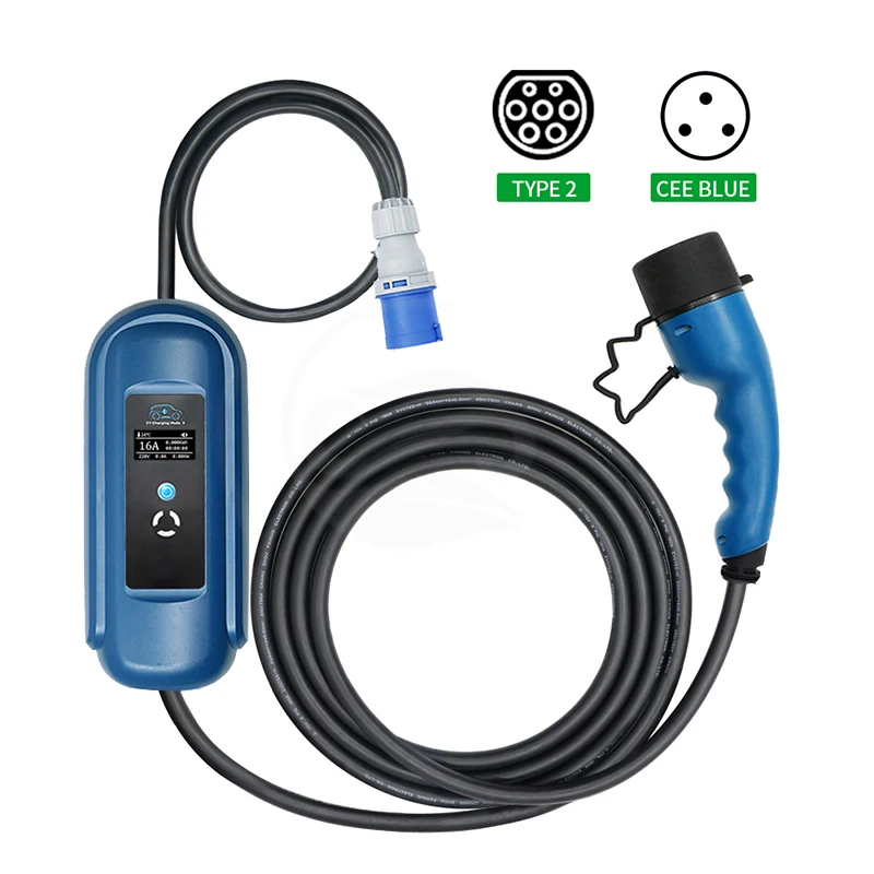 Зарядное устройство для электромобилей EVSE 32A, тип 1/2, домашняя зарядка для автомобиля, уровень 2
Зарядное устройство для электромобилей EVSE 32A, тип 1/2, домашняя зарядка для автомобиля, уровень 2