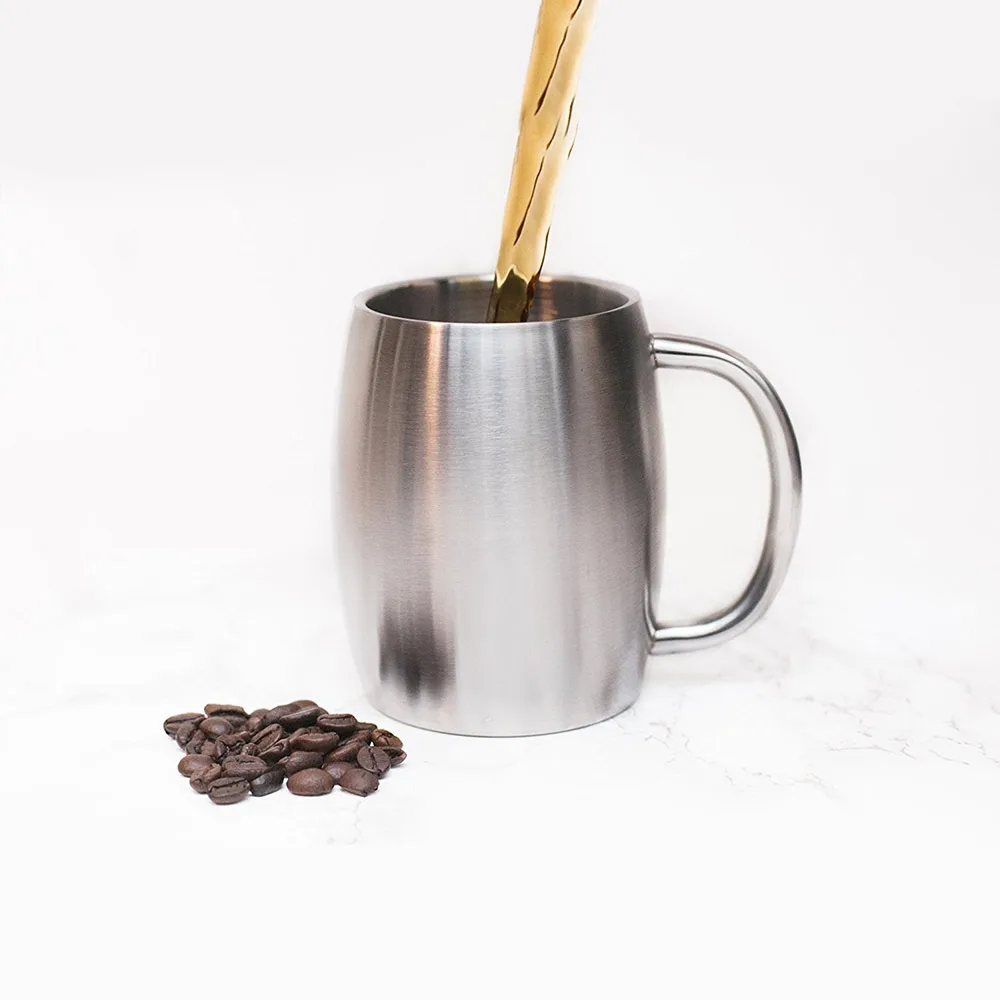 Portable Mug Cup with Handle Double Wall Stainless Steel Mug Travel Camping Hiking Tumbler Coffee Mug Tea Cup
Portable Mug Cup with Handle Double Wall Stainless Steel Mug Travel Camping Hiking Tumbler Coffee Mug Tea Cup