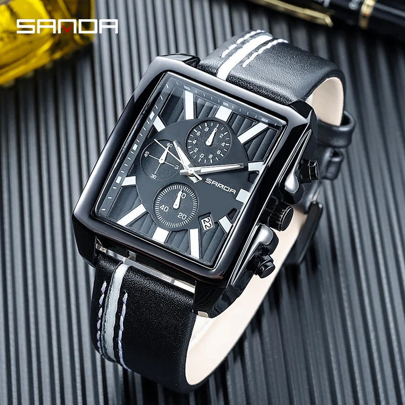 SANDA спортивный Heren Horloges топовый бренд, Роскошный хронограф, Lederen ремешок, кварцевые Военные Horloges Mannelijke Klok Relogio Masculino
SANDA спортивный Heren Horloges топовый бренд, Роскошный хронограф, Lederen ремешок, кварцевые Военные Horloges Mannelijke Klok Relogio Masculino