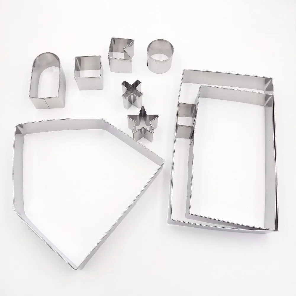 10pcs/set Stainless Steel Christmas Cookie Cutters 3D Cake Cookie Mold Fondant Cutter DIY Baking Tools
10pcs/set Stainless Steel Christmas Cookie Cutters 3D Cake Cookie Mold Fondant Cutter DIY Baking Tools