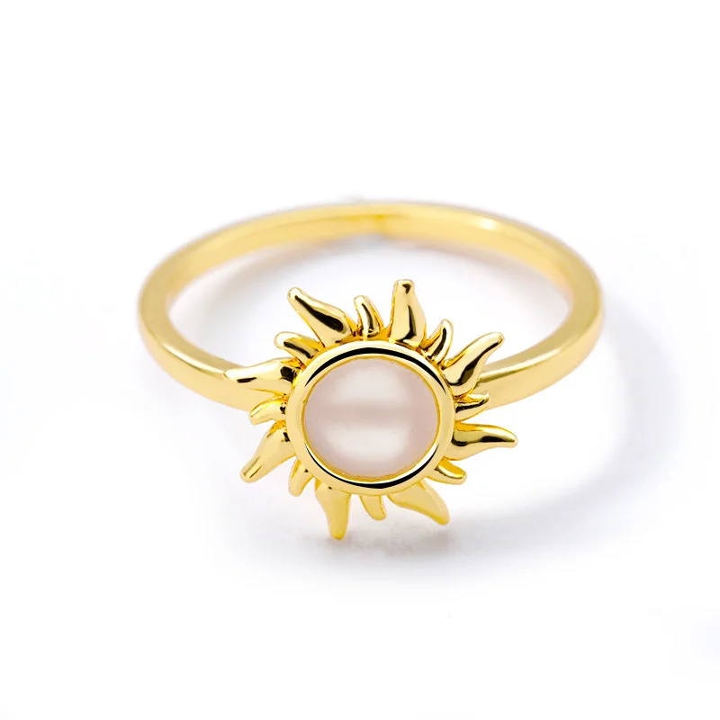 Popular Crystal Sun Flower Opal Shape Rings For Women Girls Geometry Retro Round Flame Finger Ring Fashion Jewelry Gifts
Popular Crystal Sun Flower Opal Shape Rings For Women Girls Geometry Retro Round Flame Finger Ring Fashion Jewelry Gifts