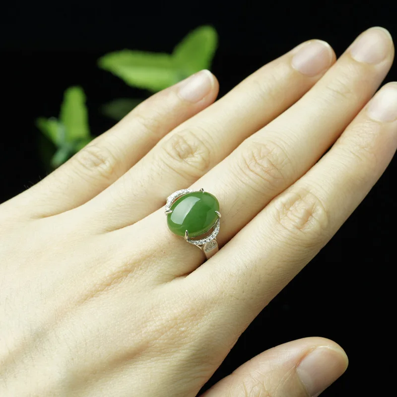 of hetian jade monkey 925 sterling silver ring set with atmospheric 14 mm jasper egg noodle female ring wholesale
of hetian jade monkey 925 sterling silver ring set with atmospheric 14 mm jasper egg noodle female ring wholesale