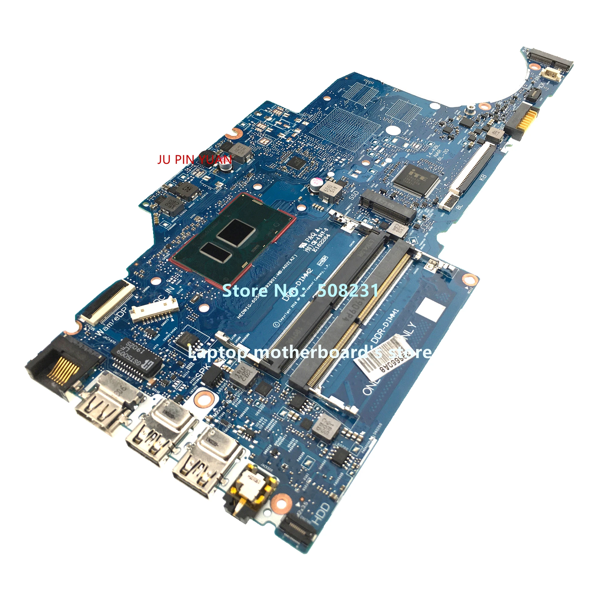 For HP 14S-CR 14-CF TPN-I130 Laptop Motherboard L41568-601 6050A2992901-MB-A02 L41568-001 With SR343 I3-7100U CPU100%Tested 0K
For HP 14S-CR 14-CF TPN-I130 Laptop Motherboard L41568-601 6050A2992901-MB-A02 L41568-001 With SR343 I3-7100U CPU100%Tested 0K