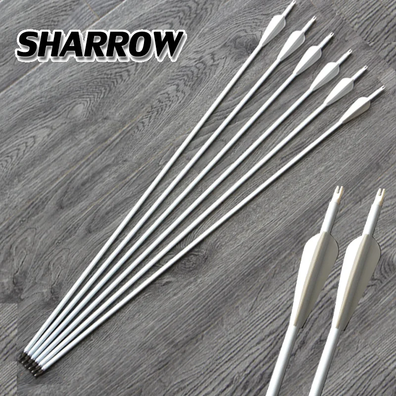 12pcs Spine 500 White Mix Carbon Arrow Rubber Feathers 100grain Arrowhead Hunting Shooting Training Archery Accessories
12pcs Spine 500 White Mix Carbon Arrow Rubber Feathers 100grain Arrowhead Hunting Shooting Training Archery Accessories