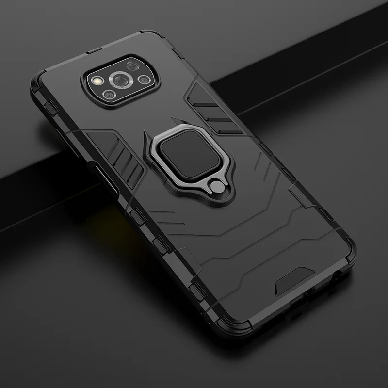 Armor Shockproof Ring Holder Case For Xiaomi Mi POCO X3 NFC Hard PC Soft TPU Hybrid Back Cover For Xiaomi Poco F2 M2 Pro X2 Capa
Armor Shockproof Ring Holder Case For Xiaomi Mi POCO X3 NFC Hard PC Soft TPU Hybrid Back Cover For Xiaomi Poco F2 M2 Pro X2 Capa
