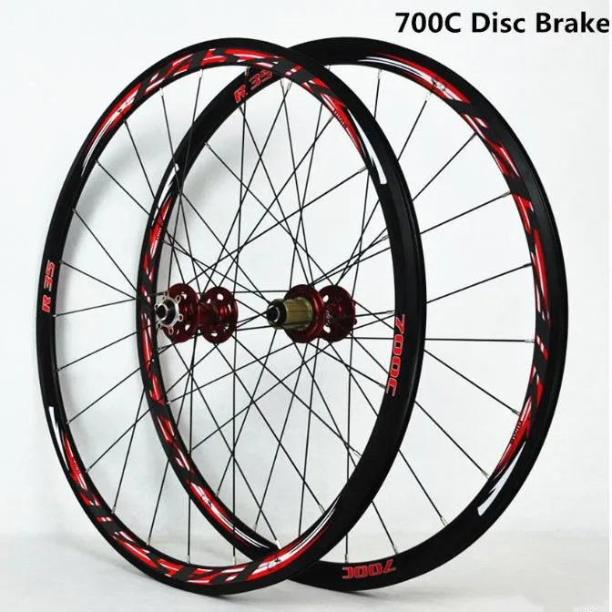 Фото 700C дисковый тормоз дорожный велосипед колесо для велосипеда V/C - купить