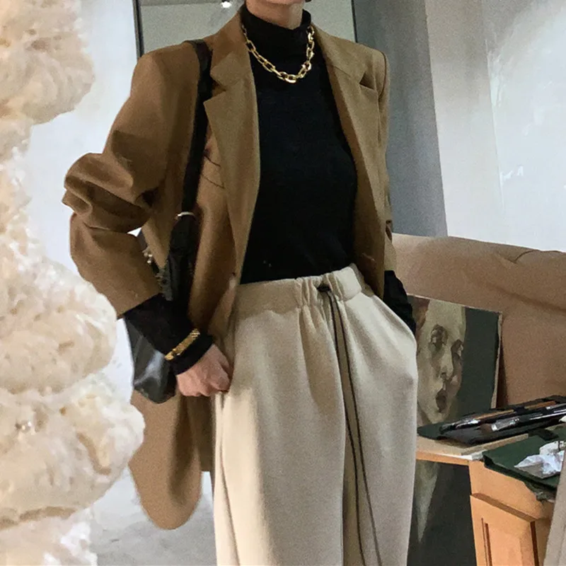 Lauri Laki Elegant Blazer Coat Women Plus Size OL Office Lady Vintage Long Sleeve Blazer Jacket Autumn Winter 2020 Outwear
Lauri Laki Elegant Blazer Coat Women Plus Size OL Office Lady Vintage Long Sleeve Blazer Jacket Autumn Winter 2020 Outwear