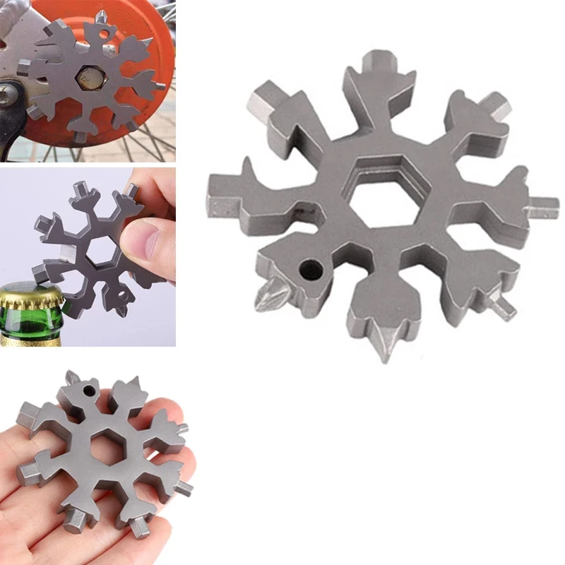 19 In 1 Snowflake Spanner Key Ring Hex Multifunction Cycling Tool Outdoor Camping Survive Allen Hike Wrench Screwdriver Octagona
19 In 1 Snowflake Spanner Key Ring Hex Multifunction Cycling Tool Outdoor Camping Survive Allen Hike Wrench Screwdriver Octagona