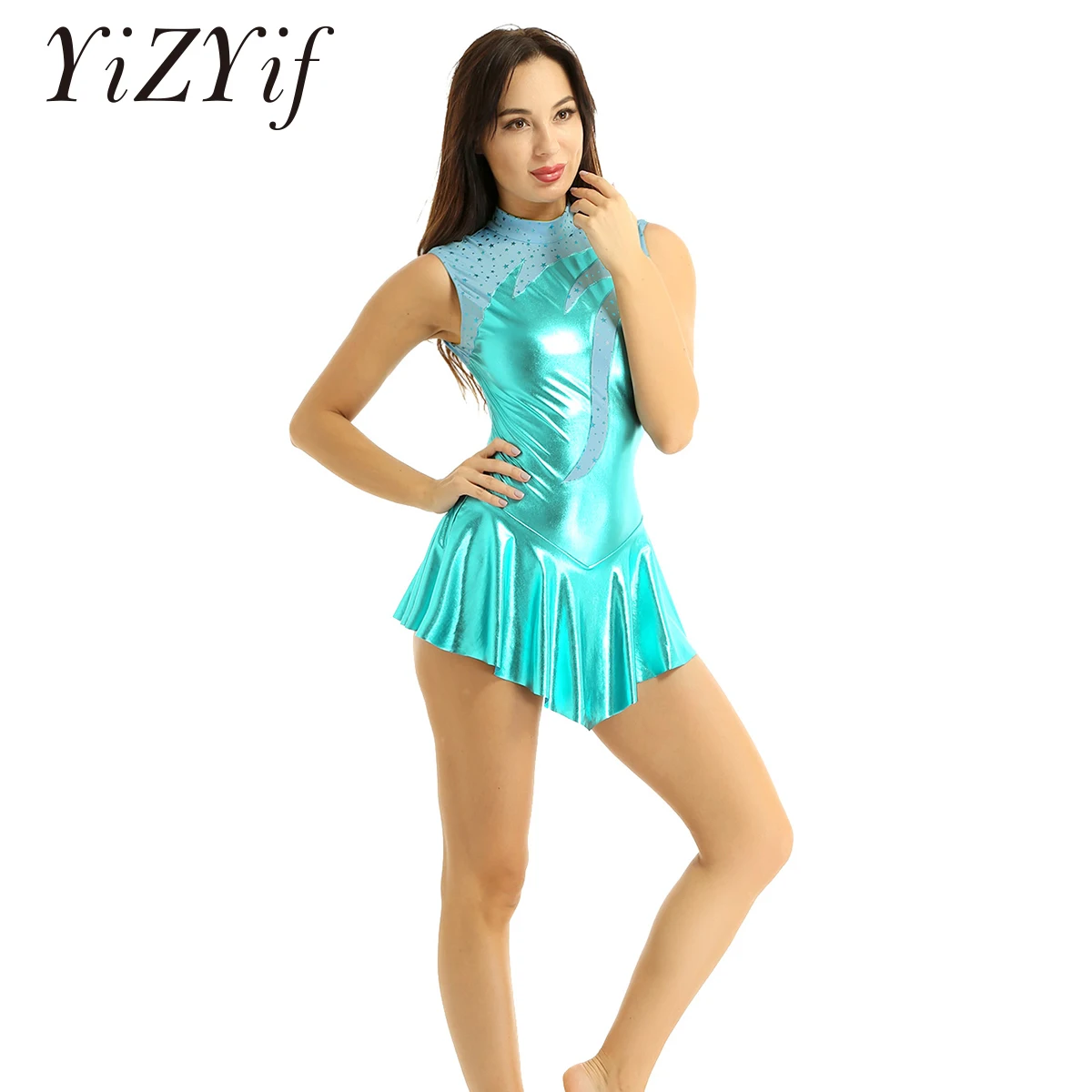 Women Ballet Dress Adult Shiny Metallic Sleeveless Profession Ballerina Ballet Dance Leotard Dress Gymnastics Leotard Bodysuit
Women Ballet Dress Adult Shiny Metallic Sleeveless Profession Ballerina Ballet Dance Leotard Dress Gymnastics Leotard Bodysuit