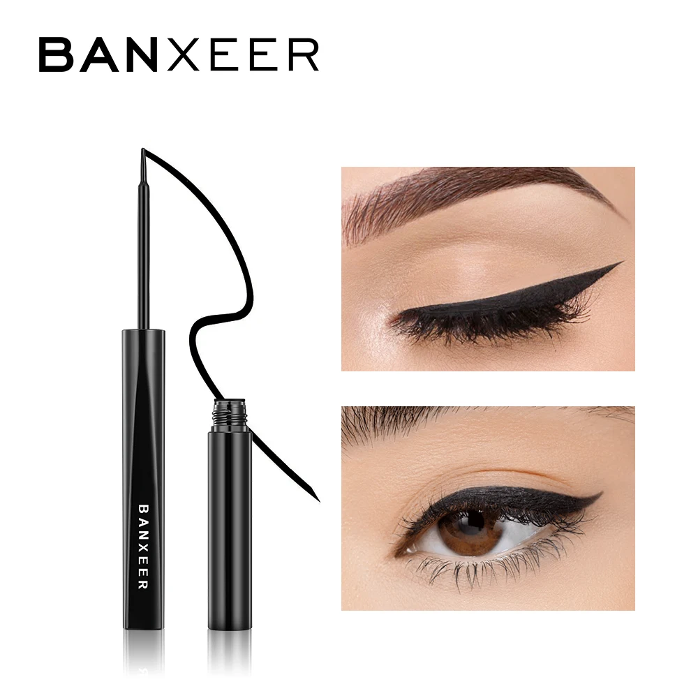 BANXEER Liquid Eyeliner Smooth Waterproof Long Lasting Natural Effect Matte Quick Dry Soft Brush Easy to Wear Cosmetics Makeup
BANXEER Liquid Eyeliner Smooth Waterproof Long Lasting Natural Effect Matte Quick Dry Soft Brush Easy to Wear Cosmetics Makeup