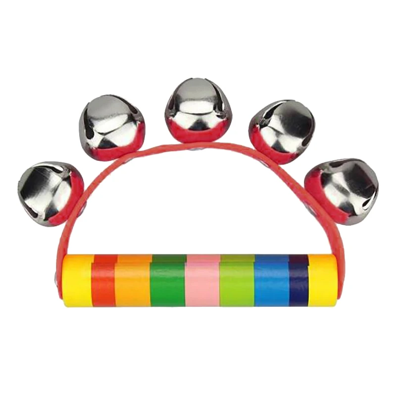Baby Toys Baby Rattle Bells Rattle Wooden Handbell Musical Instruments for Children and Babies
Baby Toys Baby Rattle Bells Rattle Wooden Handbell Musical Instruments for Children and Babies