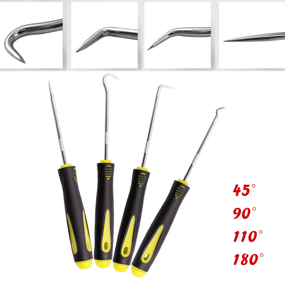 4PCS Hook Oil Seal Fuel Gasket O-Ring Removal Tool Set 3 Styles Precision Screwdriver Set Automotive Pick Set Puller Craft Tools
4PCS Hook Oil Seal Fuel Gasket O-Ring Removal Tool Set 3 Styles Precision Screwdriver Set Automotive Pick Set Puller Craft Tools