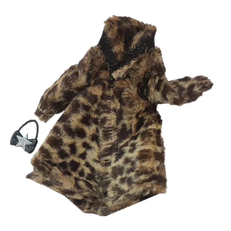Fashion Leopard Fur Parka Jacket for Barbie Dress 1/6 BJD Doll Clothes Coat Top Handbag Clothing 11.5" Dollhouse Accessories Toy
Fashion Leopard Fur Parka Jacket for Barbie Dress 1/6 BJD Doll Clothes Coat Top Handbag Clothing 11.5" Dollhouse Accessories Toy