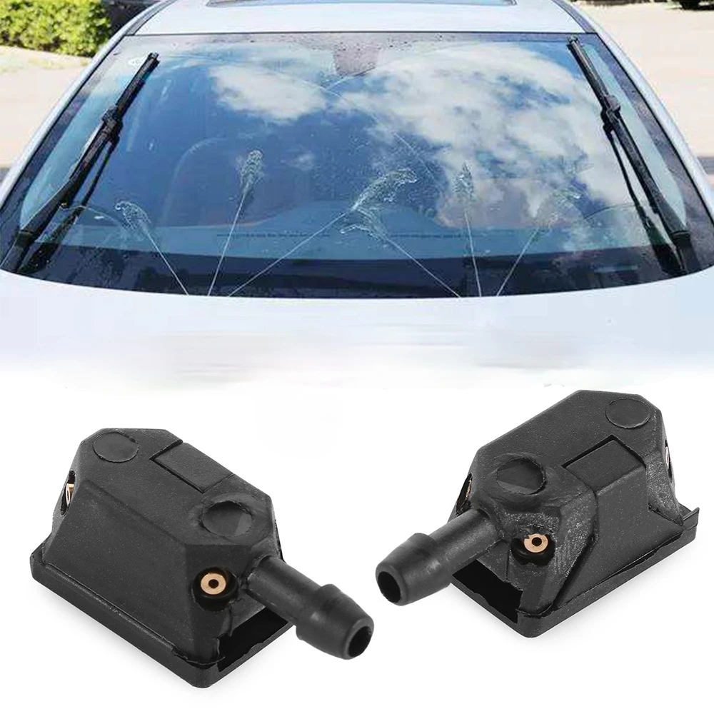 2Pcs Universal Car Windscreen Washer Wiper Blade Water Spray Jets Nozzles Mounted onto 8mm 9mm Arm Adjusted 4Way Upgrade
2Pcs Universal Car Windscreen Washer Wiper Blade Water Spray Jets Nozzles Mounted onto 8mm 9mm Arm Adjusted 4Way Upgrade