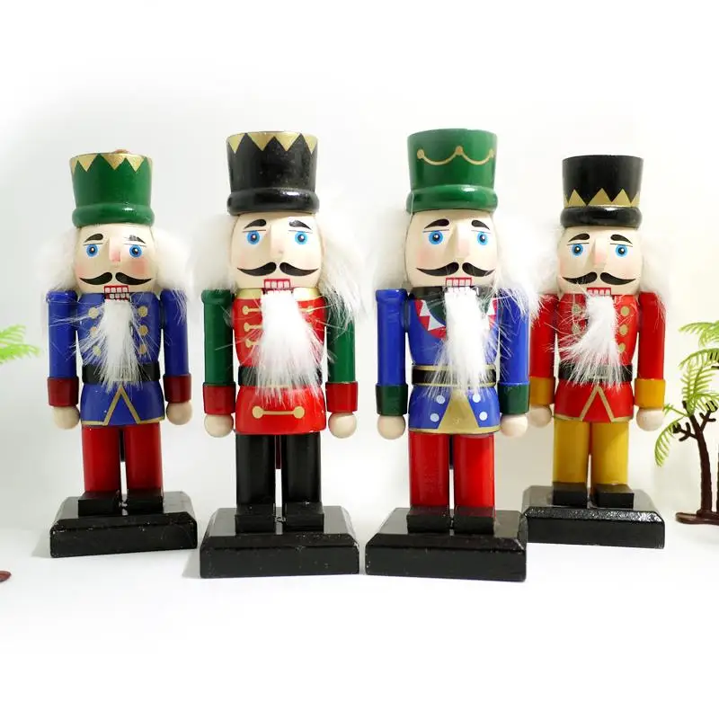 15CM Movable doll puppets thick wooden nutcracker soldier puppet doll novelty Christmas gift 4pcs/lot HT032
15CM Movable doll puppets thick wooden nutcracker soldier puppet doll novelty Christmas gift 4pcs/lot HT032