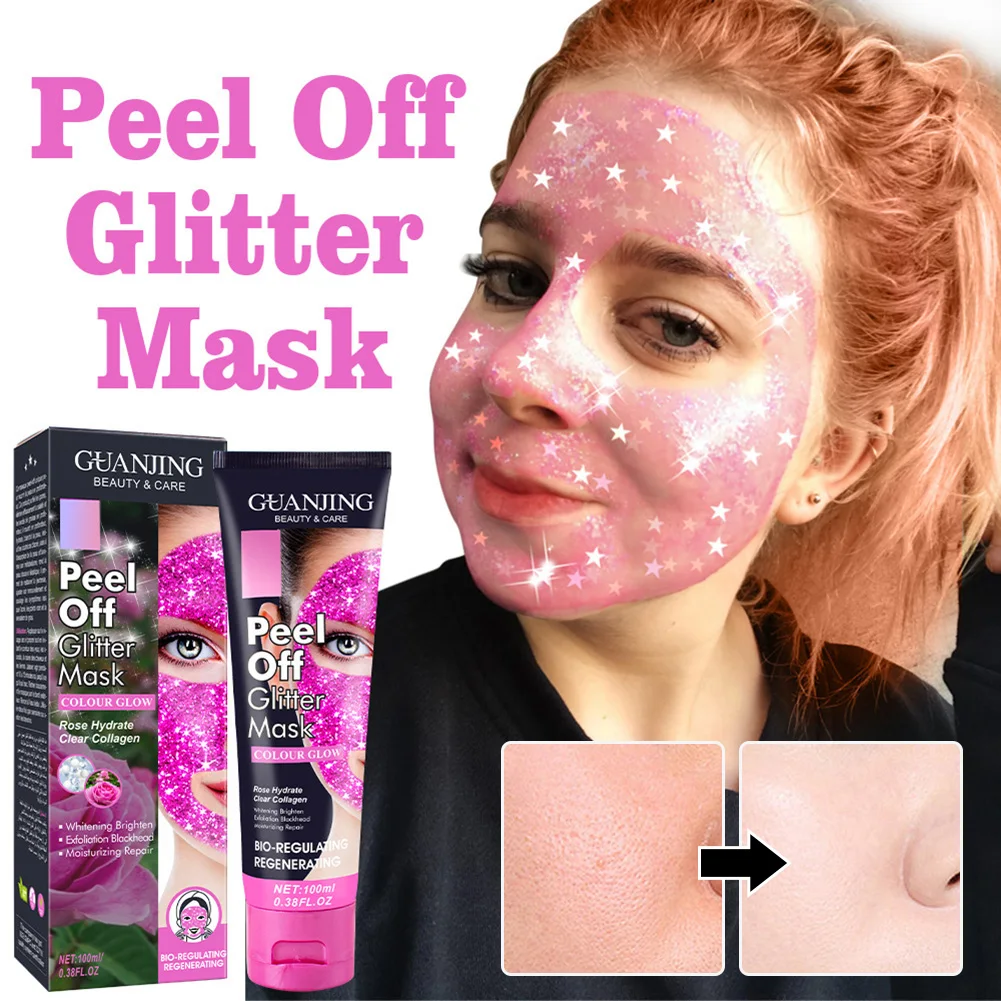 100ml Peel Off Facial Mask Glitter Mask Deep Cleaning Moisturizing Skin Tightening Anti-Wrinkles Mask Blackhead Remover
100ml Peel Off Facial Mask Glitter Mask Deep Cleaning Moisturizing Skin Tightening Anti-Wrinkles Mask Blackhead Remover