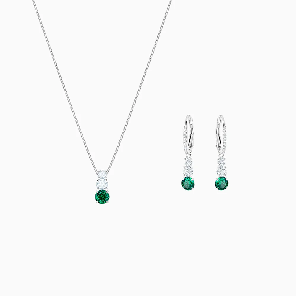 SWA Original Fashion Jewelry ATTRACT TRILOGY ROUND Exquisite Three-piece Colorful Round Crystal Necklace Romantic Gift For Women
SWA Original Fashion Jewelry ATTRACT TRILOGY ROUND Exquisite Three-piece Colorful Round Crystal Necklace Romantic Gift For Women