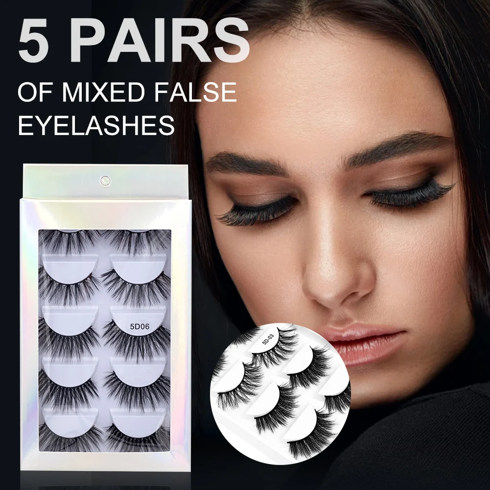 6 models Five Pairs False Eyelashes 5D Mink Faux Lashes Pack Natural Long Thick Eye Lashes Gifts for Women Makeup Tools Shipping
6 models Five Pairs False Eyelashes 5D Mink Faux Lashes Pack Natural Long Thick Eye Lashes Gifts for Women Makeup Tools Shipping